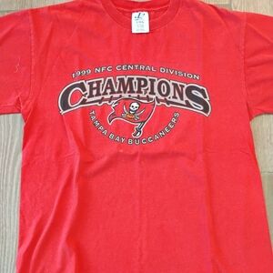 VTG Logo Athletic 1999 NFC Division Champions Tampa Bay Buccaneers NFL Shirt LG